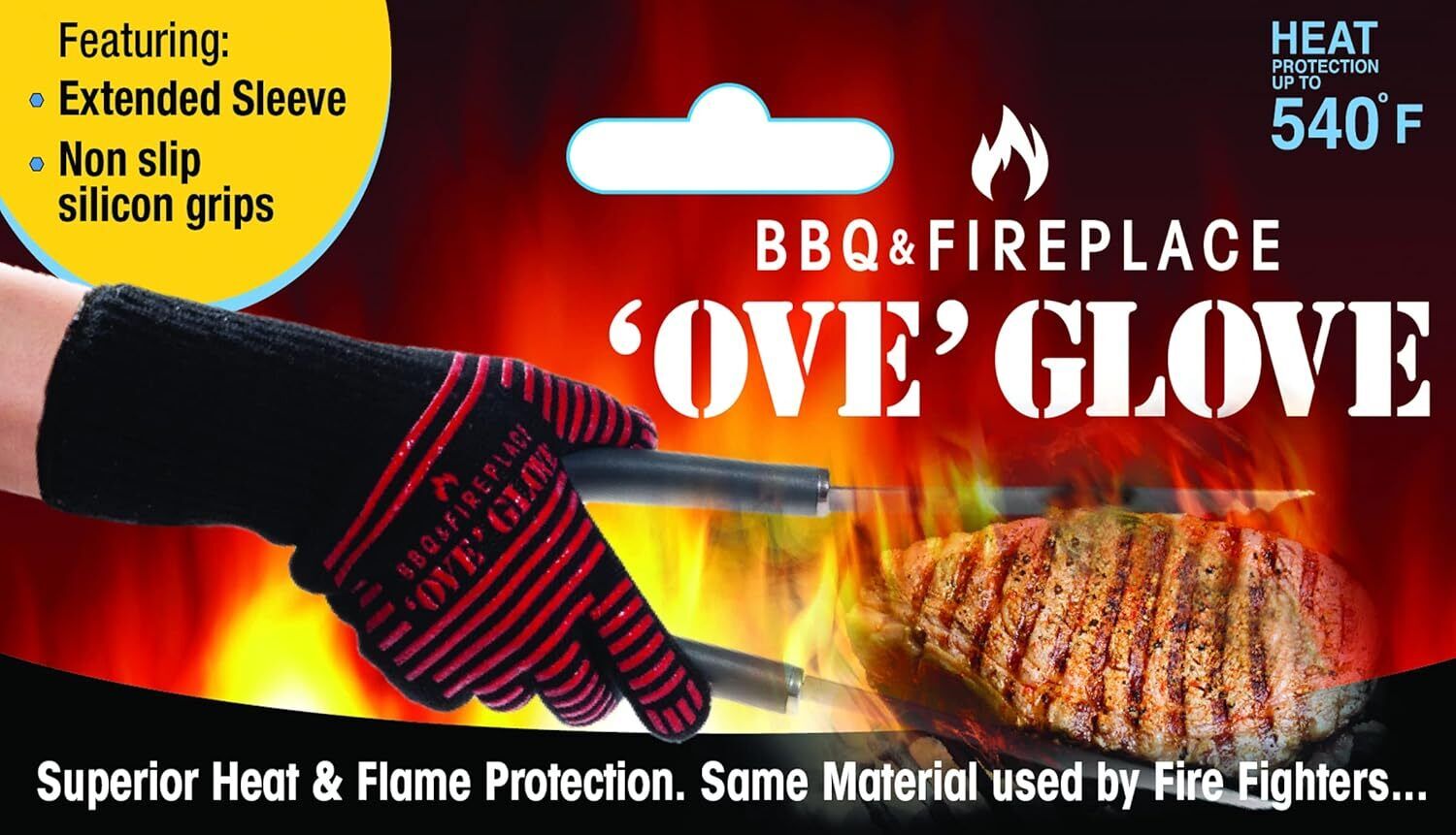Ove Glove 2 Pack Oven Mitts | Superior Hand Protection | Anti-Slip Glove